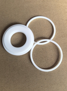 固瑞克气动隔膜泵球座1寸/1.5寸/2寸/3寸聚四氟乙烯阀座密封圈