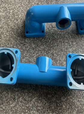 SANDPIPER胜佰德气动隔膜泵配件2寸3寸1.5寸进出口岐管铝合金