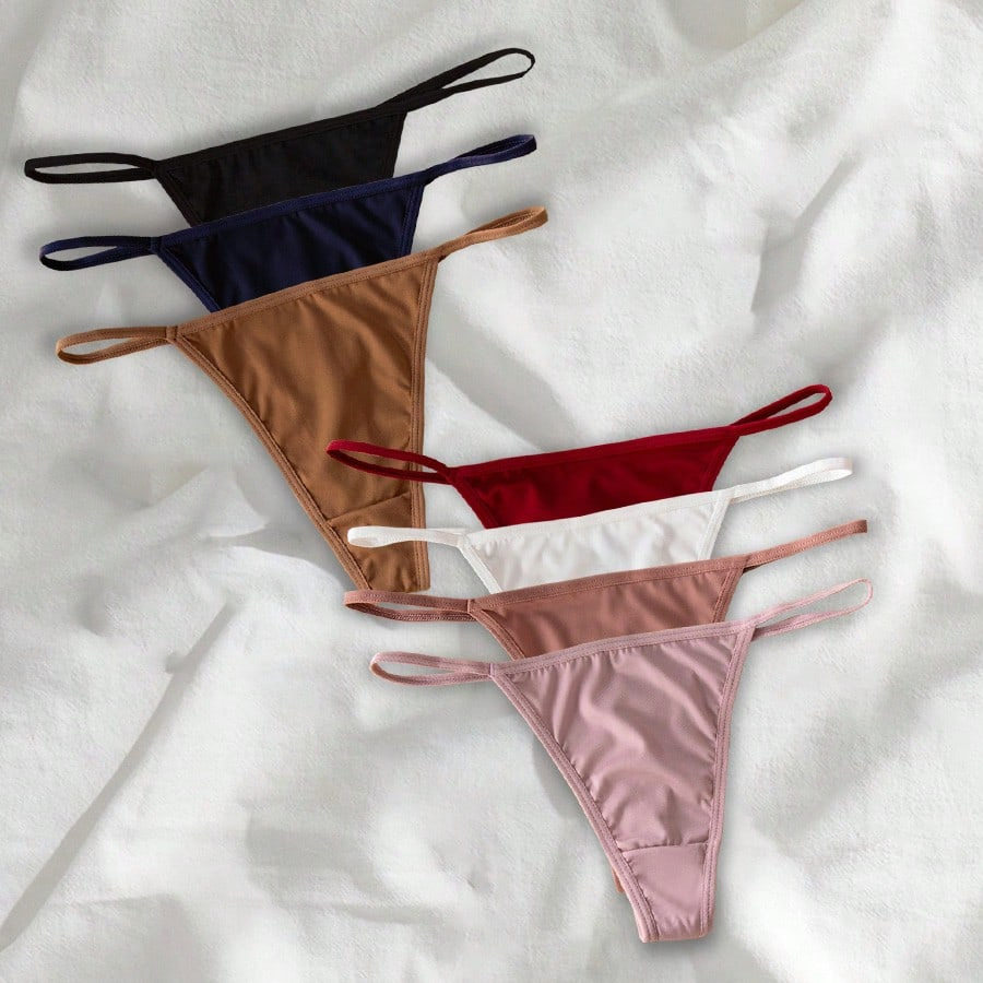 新款比基尼运动大码性感惑火辣低腰三角裤无痕健身丁字裤女士内裤