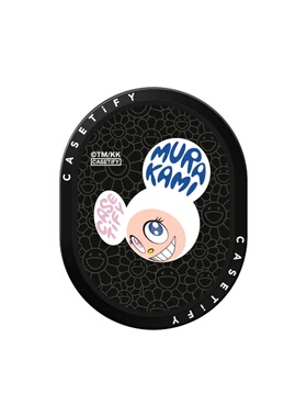 村上隆Takashi Murakami x CASETIFY联名DOB. AND THEN蓝色白色粉色车用无线充电器