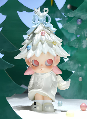 POPMART泡泡玛特Zsiga收礼物的冬天姜饼小熊盲盒潮流玩具圣诞礼物