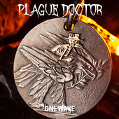 PLAGUE 联名限量 DOCTOR瘟疫医生Pd联名吊坠御鹰币金身版