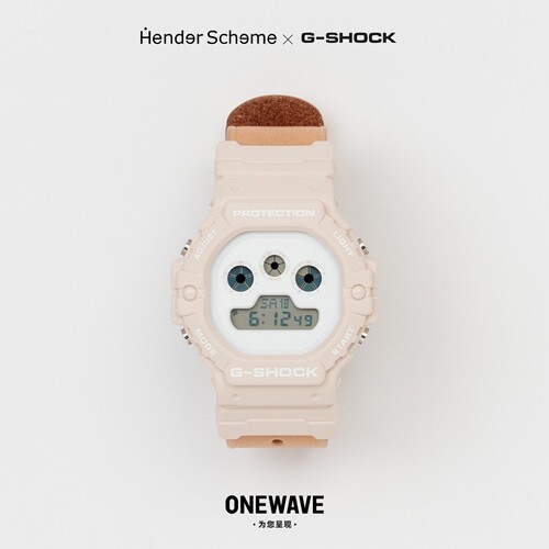 Hender Scheme×G-SHOCK DW-5900联名限定款腕表手表皮革表带