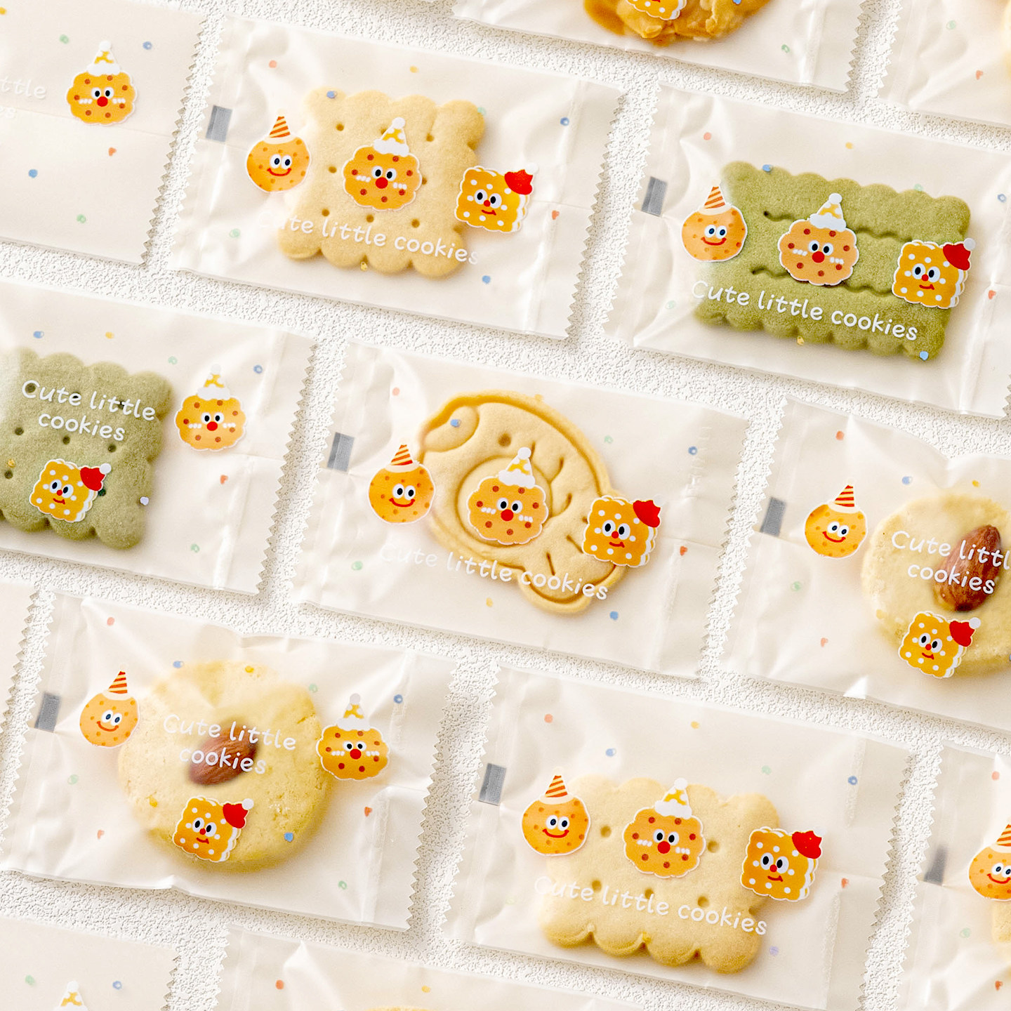 曲奇饼干包装袋机封口自密单独小雪花酥子的糖果蔓越莓盒烘焙打包