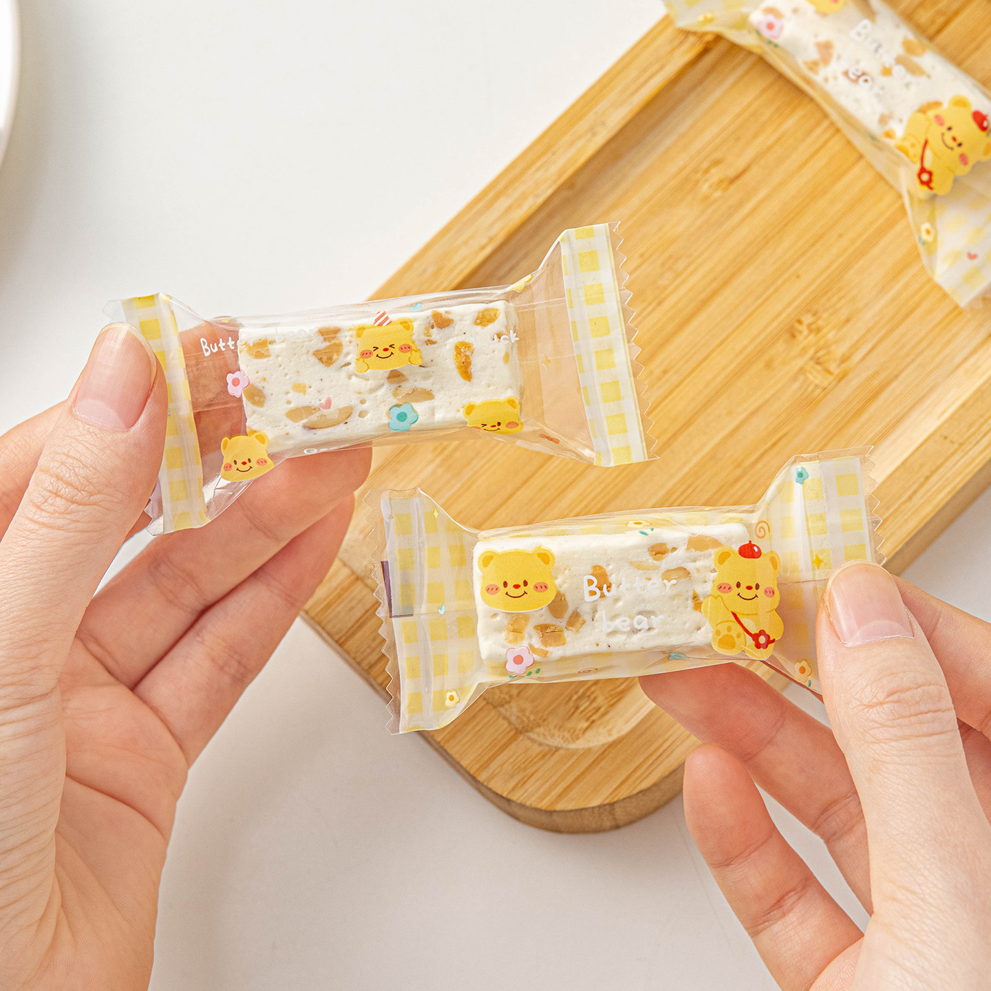 牛轧糖包装袋子太妃扎糖纸专用机封雪花酥奶糕糖果饼干透明单独小