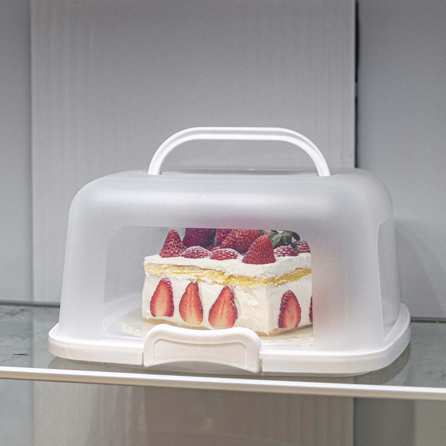 蛋糕盒重复使用包装子可寸8六八10生日底托保鲜手提打烘焙盘方形