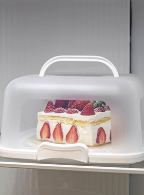 蛋糕盒重复使用包装子可寸8六八10生日底托保鲜手提打烘焙盘方形