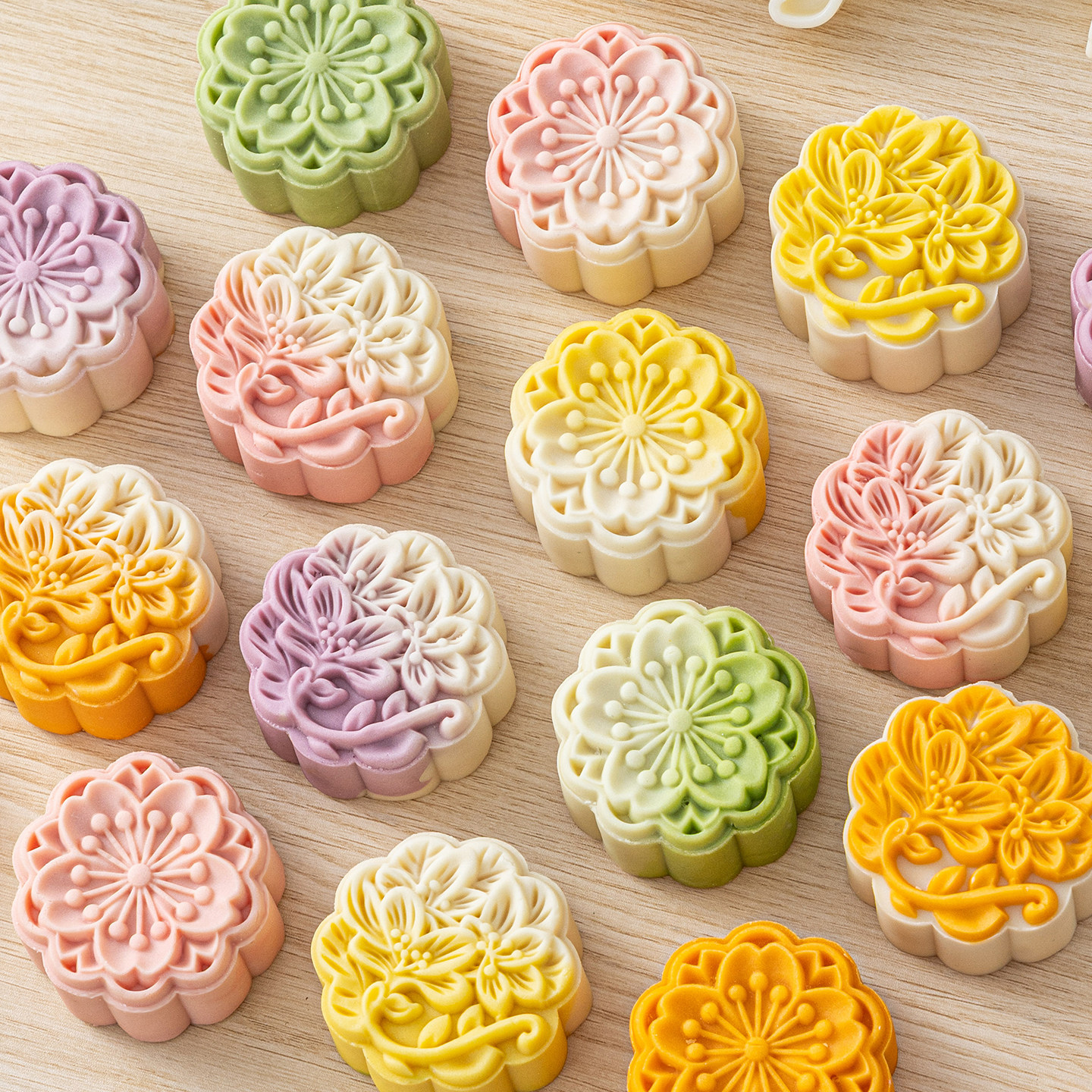 2026新款樱花月饼模具手压式家用50g75克工磨食品级冰皮糕点烘焙