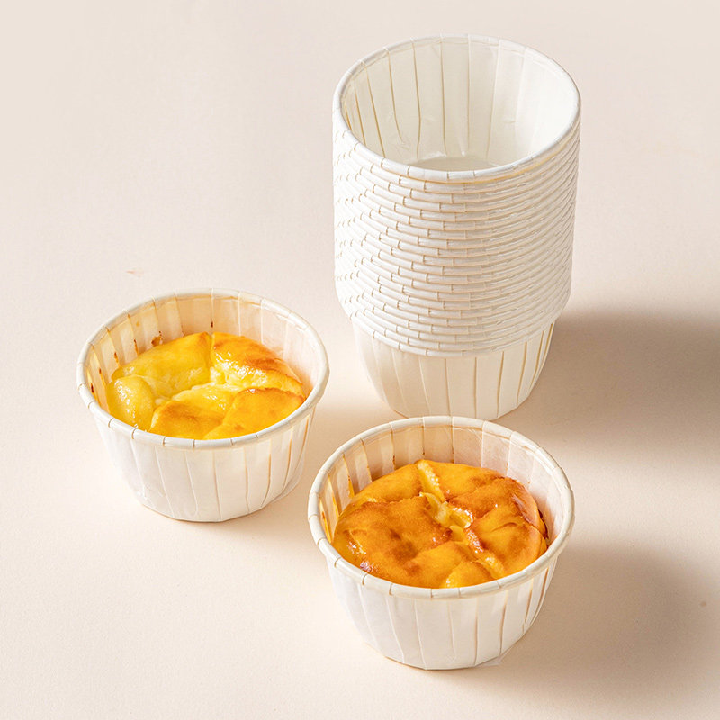 巴斯克纸杯蛋糕纸托油纸卷边口2寸二3三的子家小马芬烘培模具迷你