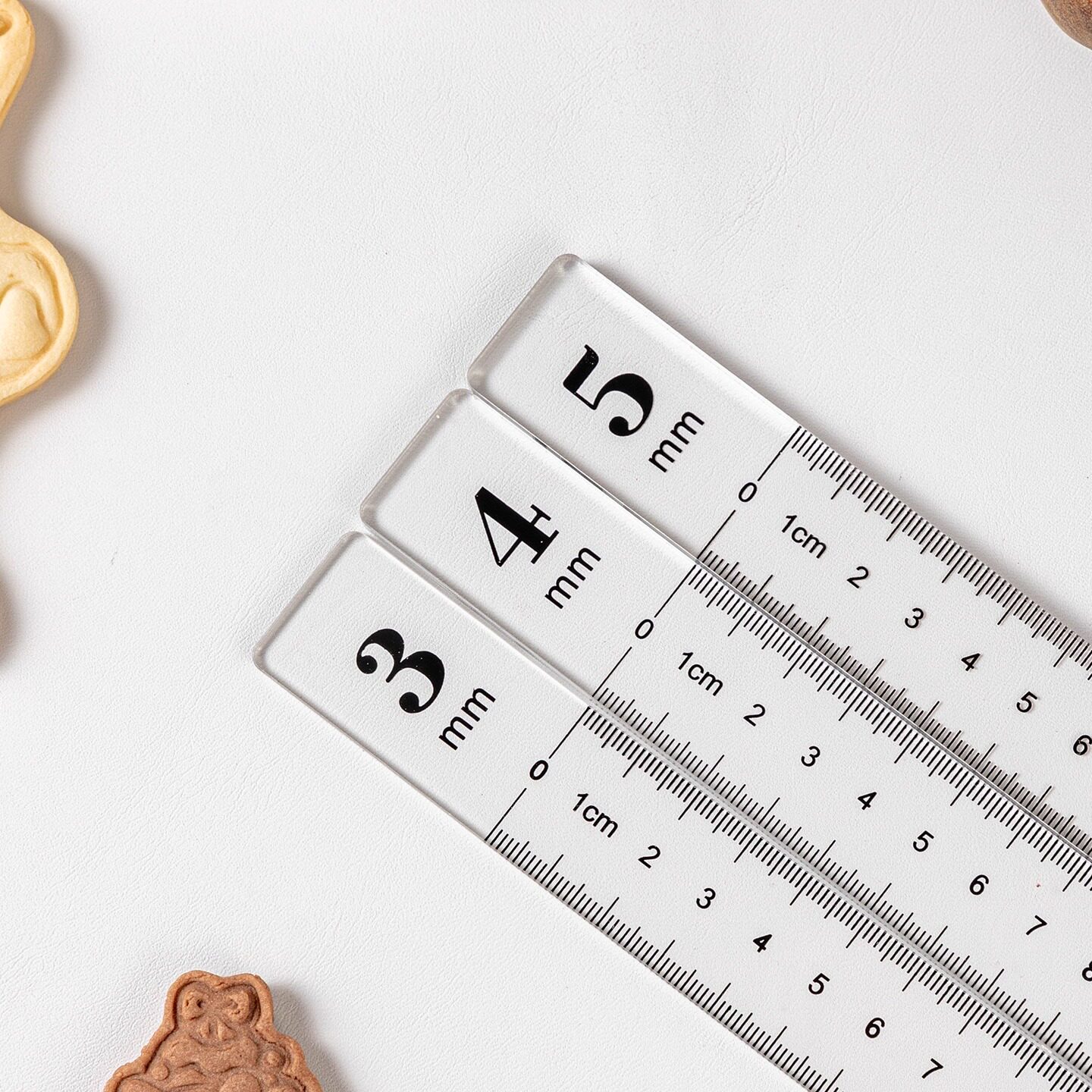 平衡尺饼干厚度烘焙刻度黄油翻糖擀面杖水平仪刮刀切面用品大全