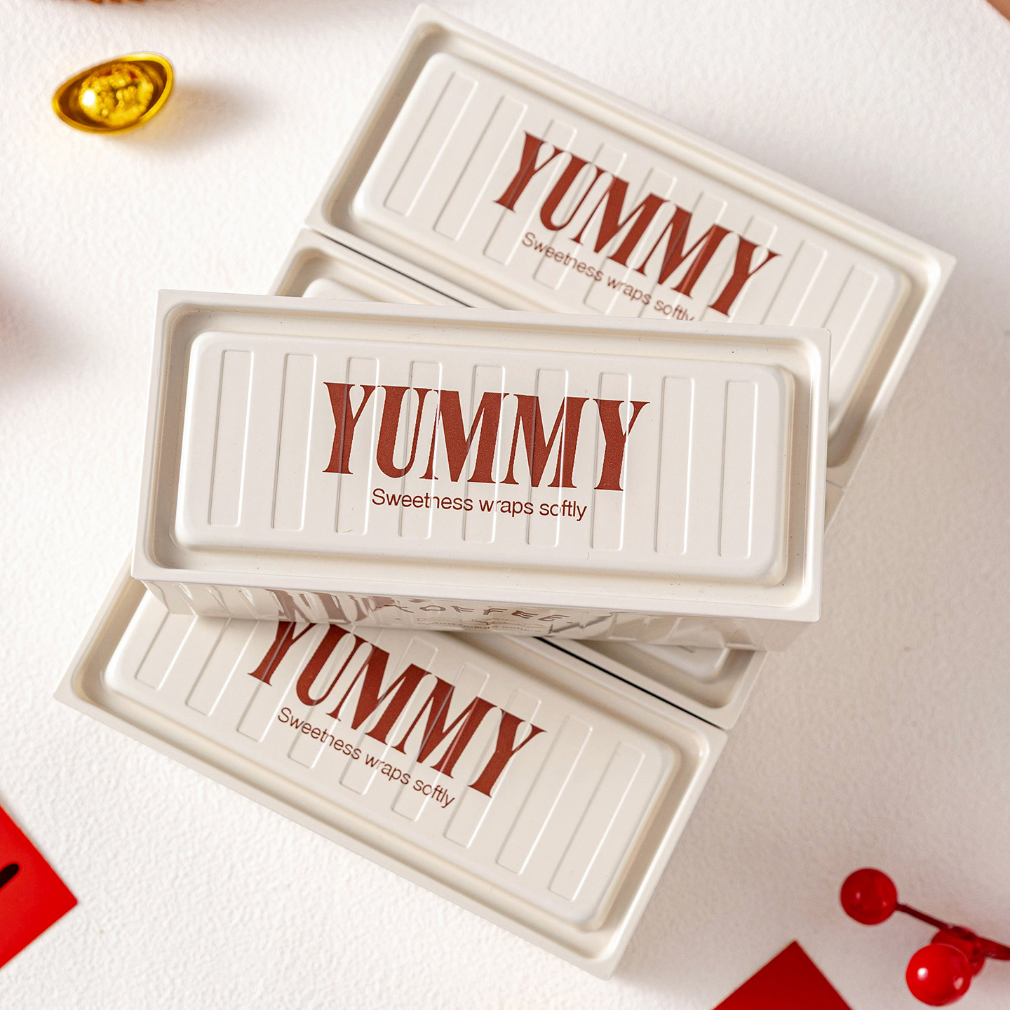 糖果礼盒空盒太妃糖包装礼品物长方形马口铁罐伴手饼干烘焙打包