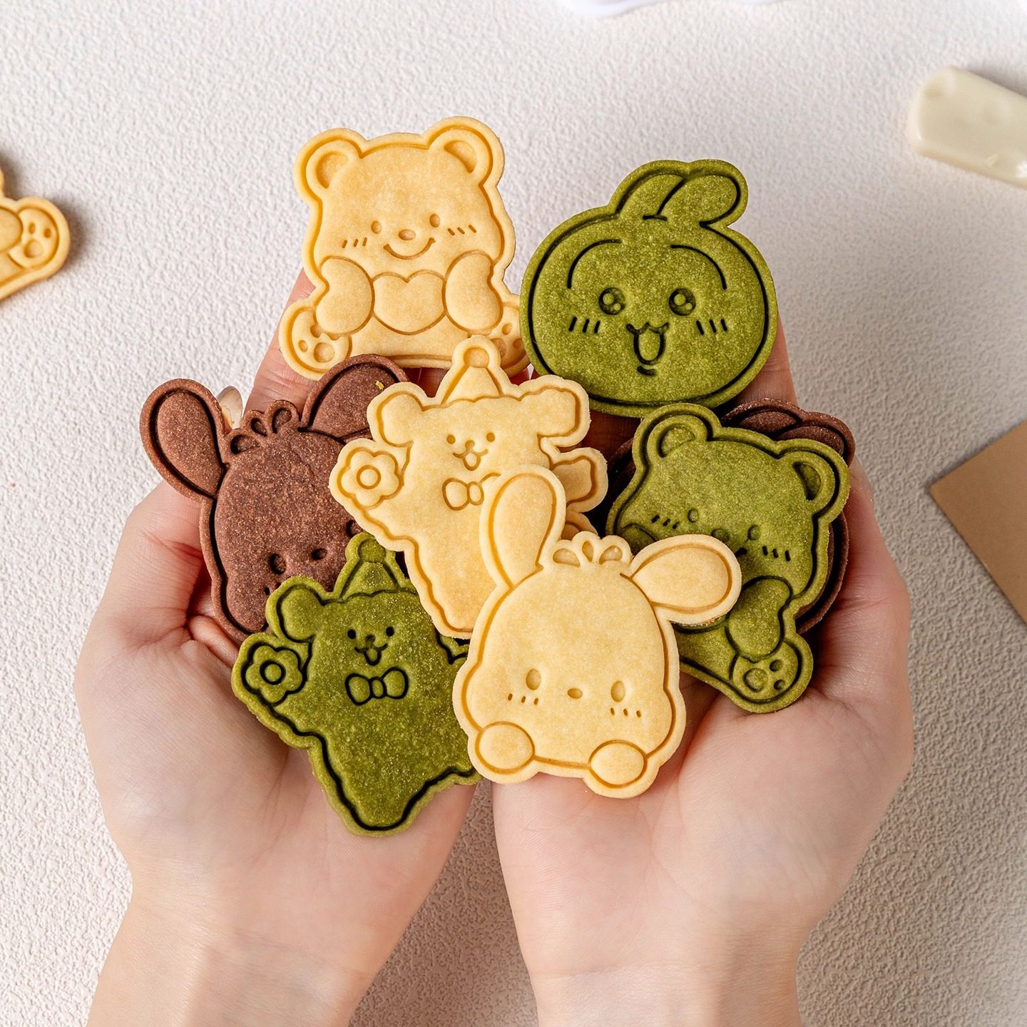 曲奇饼干模具按压式diy磨乌萨奇烘焙工圣诞节帕恰狗黄油小熊卡通