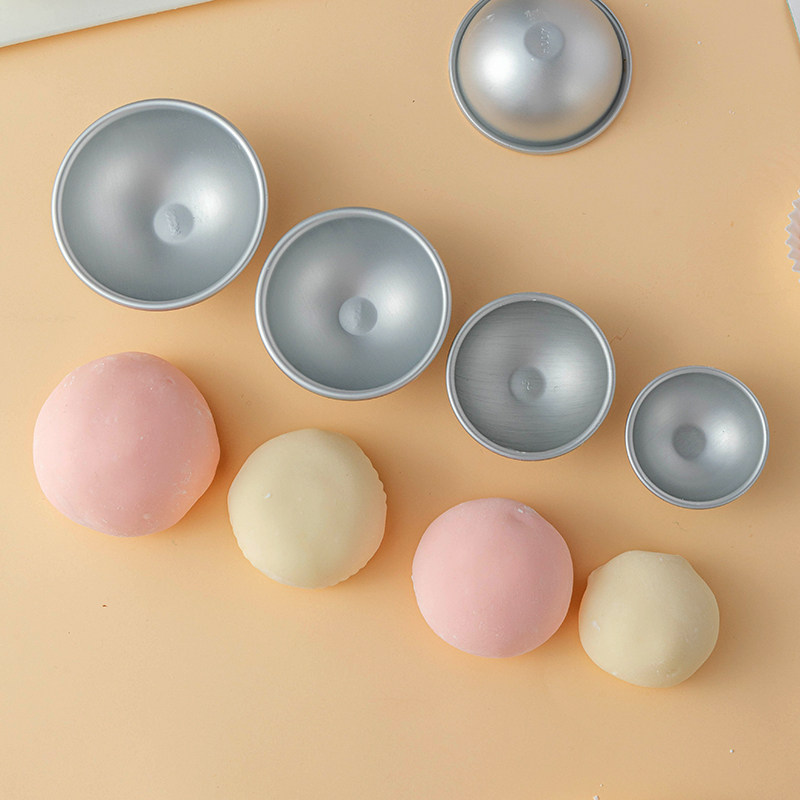 雪媚娘模具碗莓媚青团皮布丁蛋糕包装盒纸托半圆形diy磨烘焙工具