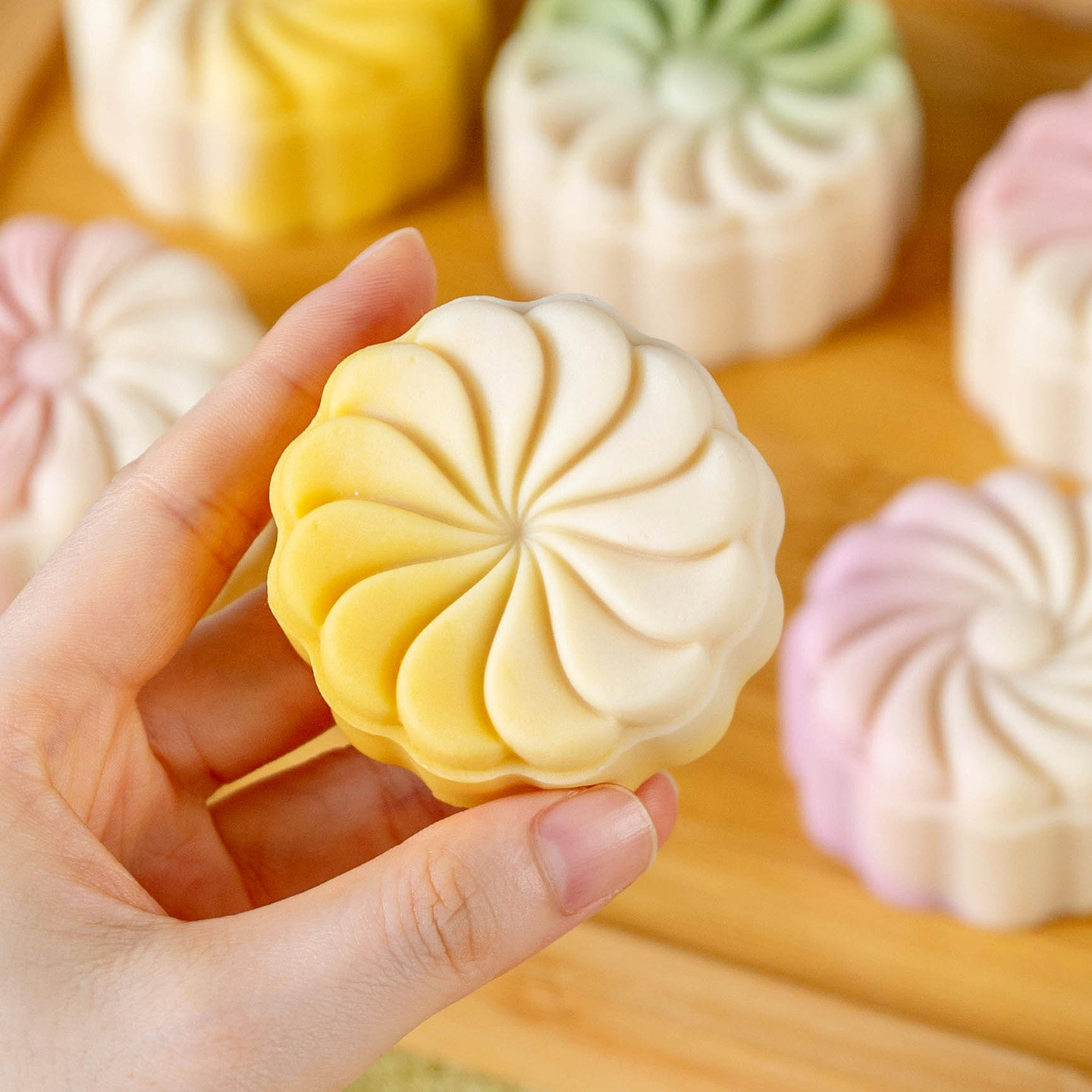 2026新款月饼模具手压式家用按50g75克工磨食品级冰皮绿豆糕点花