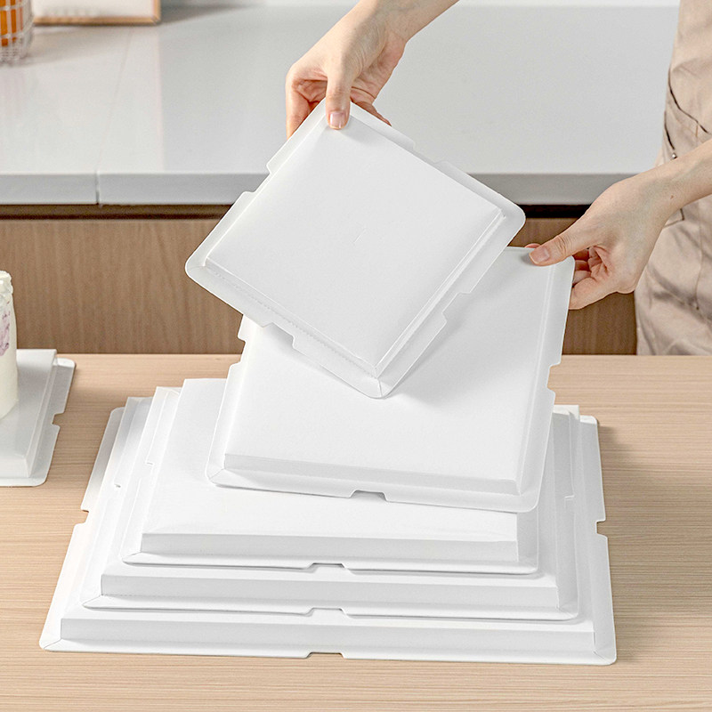 蛋糕底托一次性底盘托46810寸四六八十12加高包装盒托六八切块