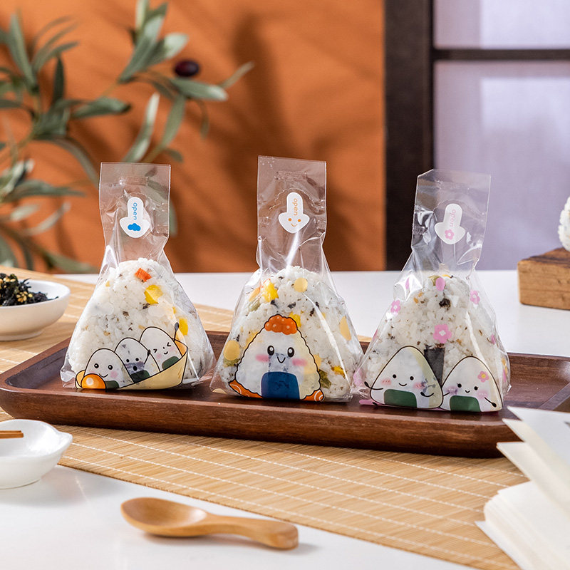 三角饭团专用包装纸袋模具
