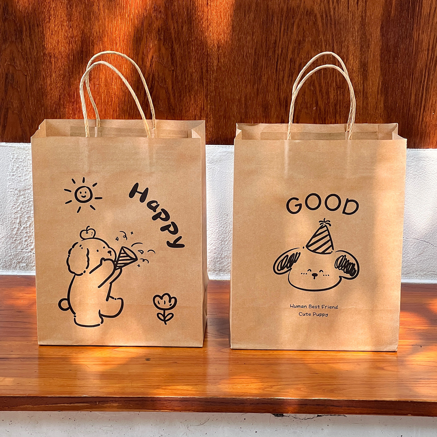 牛皮纸袋喜糖袋子礼盒空盒包装礼品礼物伴手礼手提袋高级感生日小