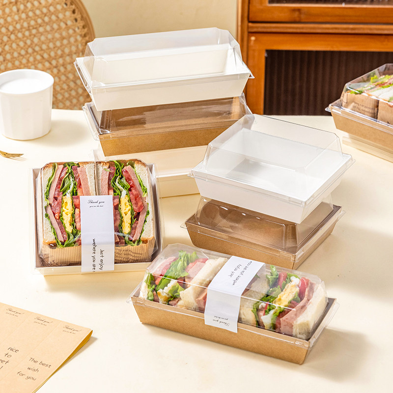 三明治包装盒蛋糕卷盒子巴斯克提拉米苏雪媚娘便当打包盒肉松小贝