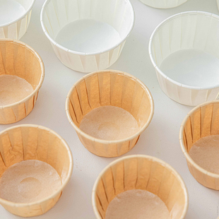 大号卷边纸杯蛋糕纸托纸杯子烘焙空气炸锅烤箱专用食品级麦芬模具