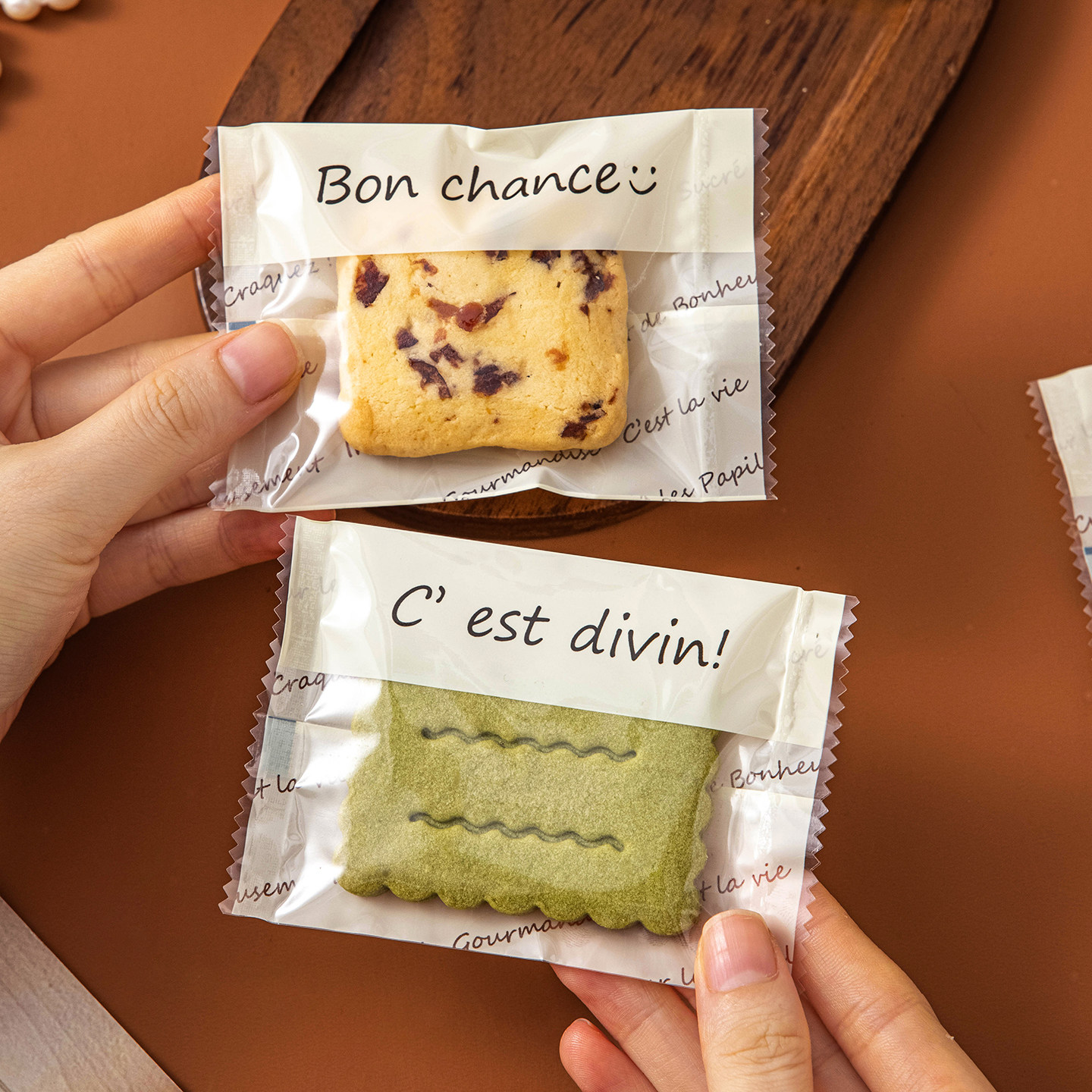 曲奇饼干包装袋机封口自密单独小雪花酥子的糖果蔓越莓盒烘焙打包