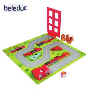 德国贝乐多beleduc火速救援 儿童桌面游戏情景救火游戏 早教益智