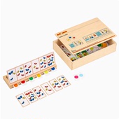 educo听指令游戏幼儿园教具语言开发逻辑思维训练桌面早教玩具