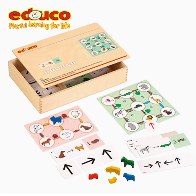 Educo视觉编程 儿童数学逻辑思维智力玩具空间基础编码辨别方向
