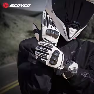 赛羽冬季摩托车防风手套男士骑行防摔保暖四季机车骑士装备防水女
