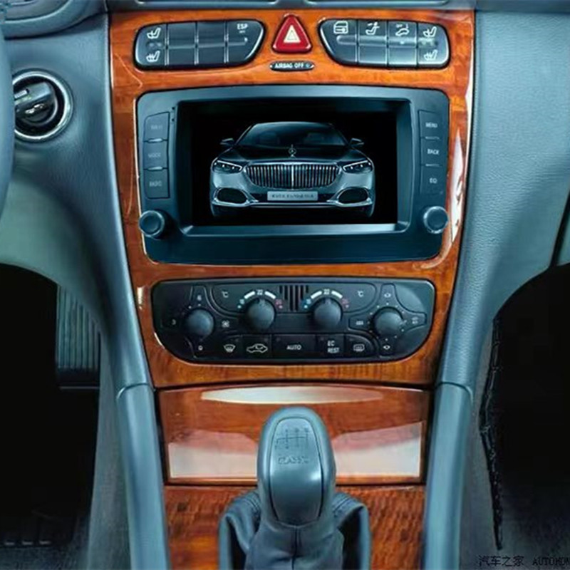 奔驰W203CLK240导航carplay蓝牙