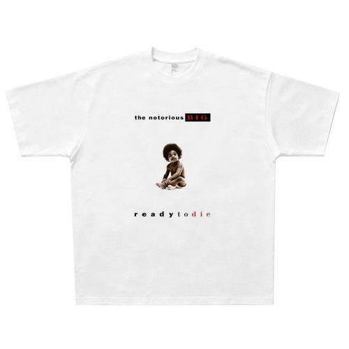 Ready To Die The Notorious B.I.G. 美式复古T恤vintage说唱短袖