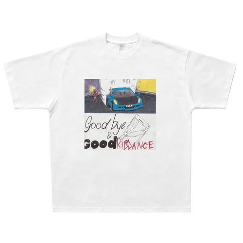 Goodbye&Good Riddance再见与解脱Juice WRLD 美式T恤说唱Rap短袖
