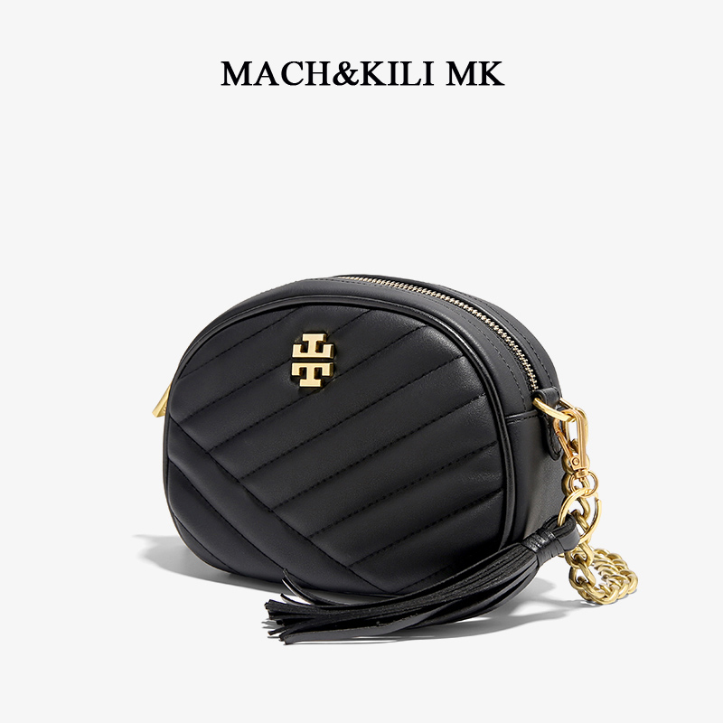 香港MACH＆KILI MK 小众设计感牛皮相机包小包包女2024新款斜
