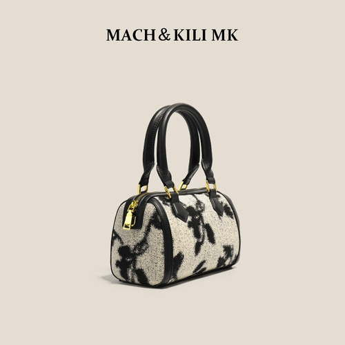 Гонконг Light Luxury Mach & Kili MK Niche Nishe Boston Printed Handbaring маленькая сумка женская сумка с высоким уровнем