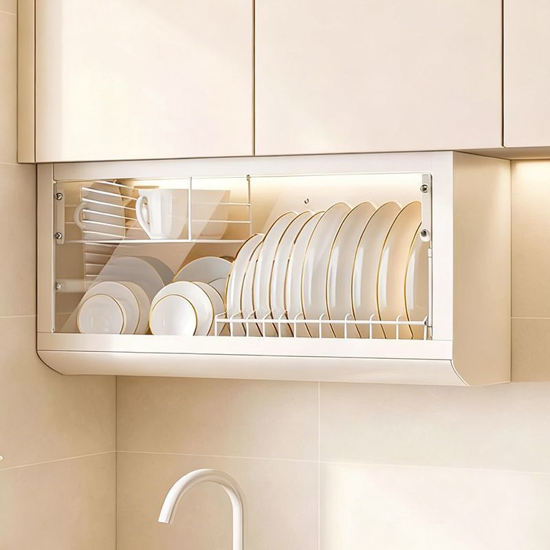 厨房壁挂式碗碟收纳架碗盘置物架挂壁碗架沥水架餐具收纳碗柜放碗