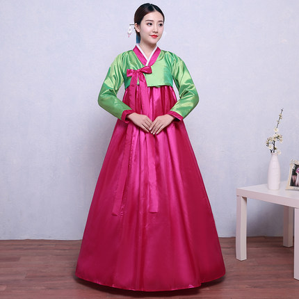 新款传统韩服韩国古装朝鲜族民族服装改良大长今舞台舞蹈演出服女