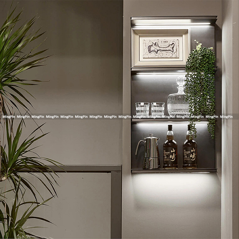 现代时尚轻奢样板房酒店厨房软装