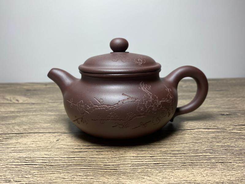 紫砂之源 宜兴紫砂壶 原矿老紫泥 暗香仿古壶260毫升特价新品超值