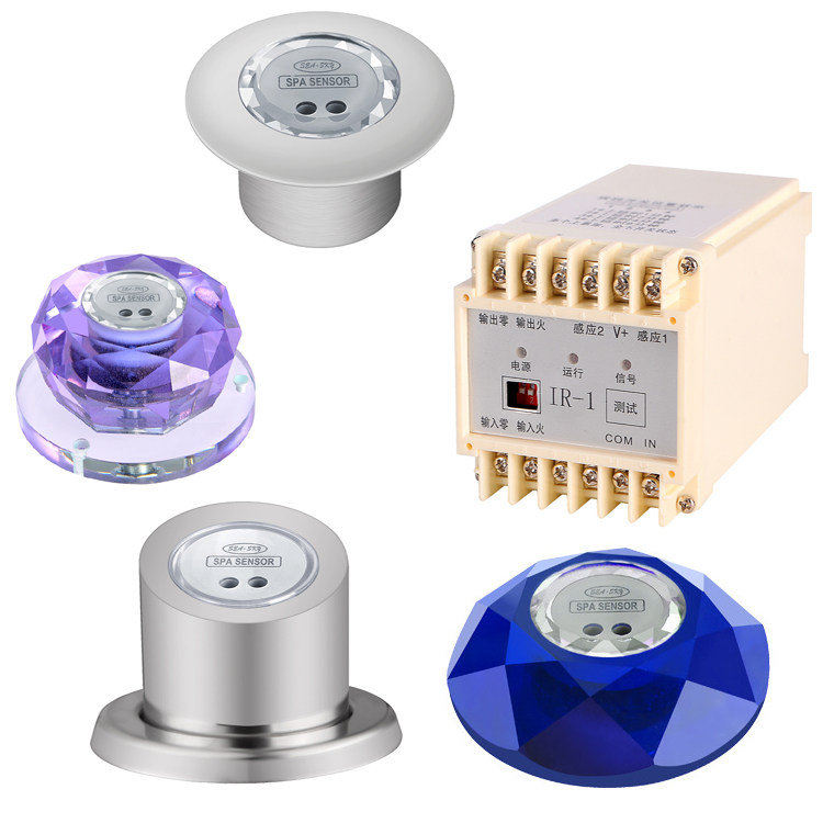 spa sensor节能美观延时触摸游泳池桑拿浴池水疗池红外线感应开关