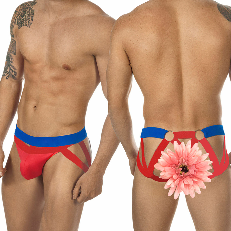 网红男士提臀性感运动同志内裤