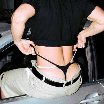 男士双丁内裤性感凉爽柔软透气T裤U凸无痕性感低腰运动宽腰丁字裤