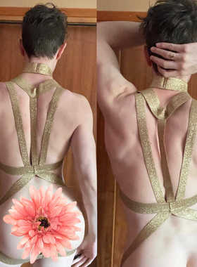 男士专用gay捆绑束缚男人用连体衣骚0新款