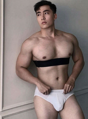 男士黑色皮质健身透气腰带