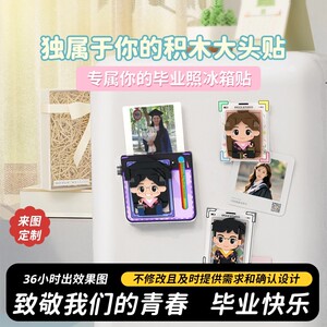 方仔照相馆照片定制积木大头贴