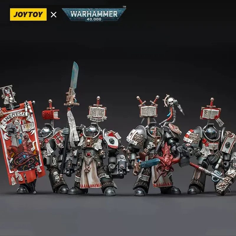 JOYTOY暗源战锤40K灰骑士终结者苏勒维博瓦阿坎塔尼欧丹兵人模型图片