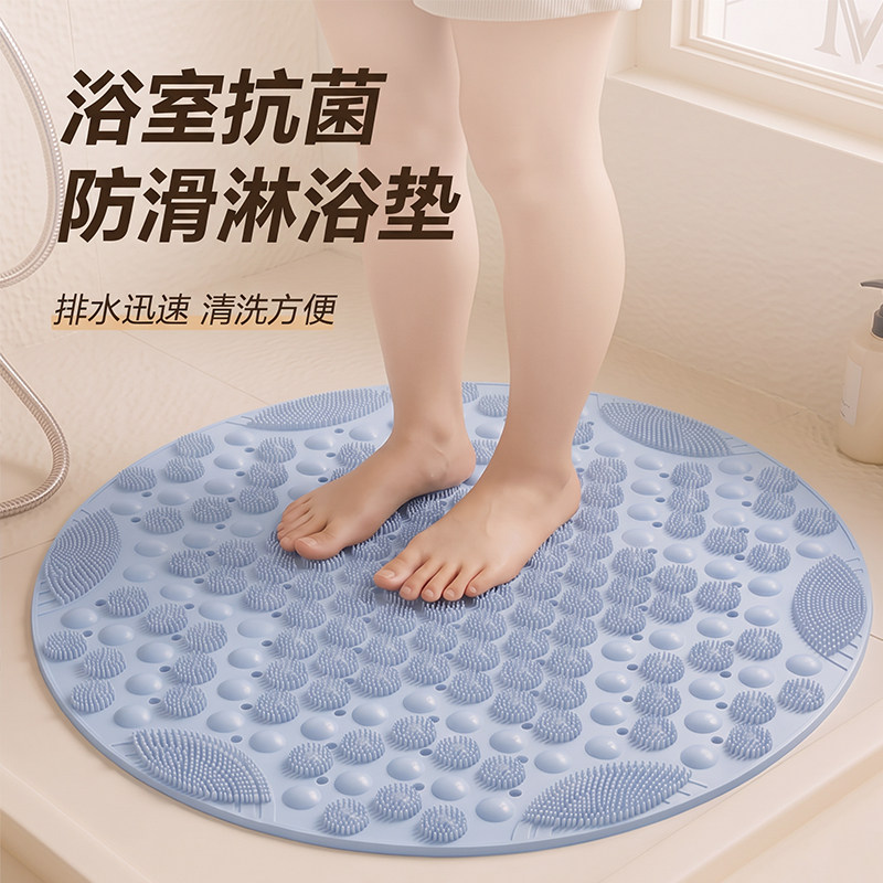 环保懒人洗脚搓脚神器浴室脚垫按摩洗澡垫子脚底去死皮tpe防滑搓