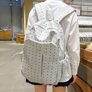 高颜值轻便女学生电脑双肩包