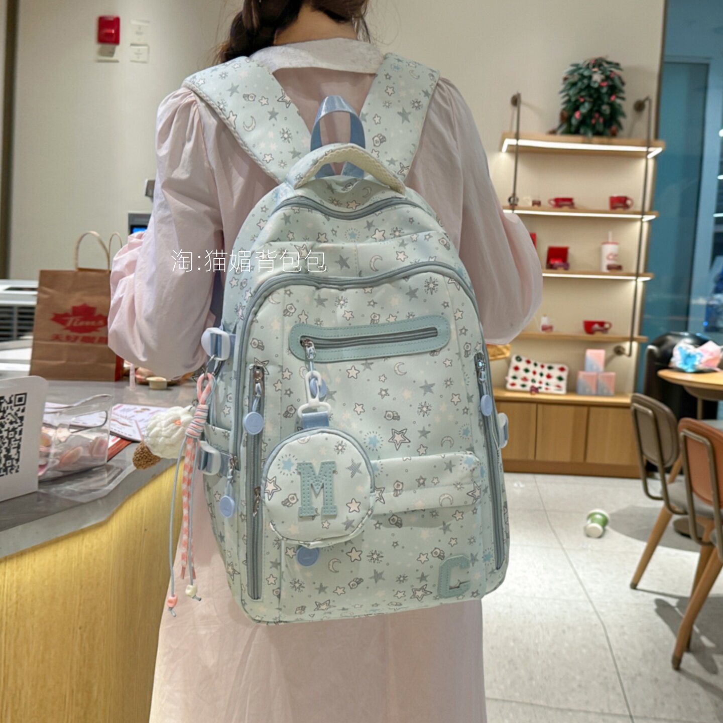 中学生书包女生小学生2026新款初中生高中生双肩包韩系大学生背包