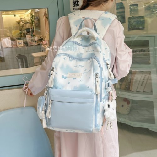 新款书包初中生女高中生大学生