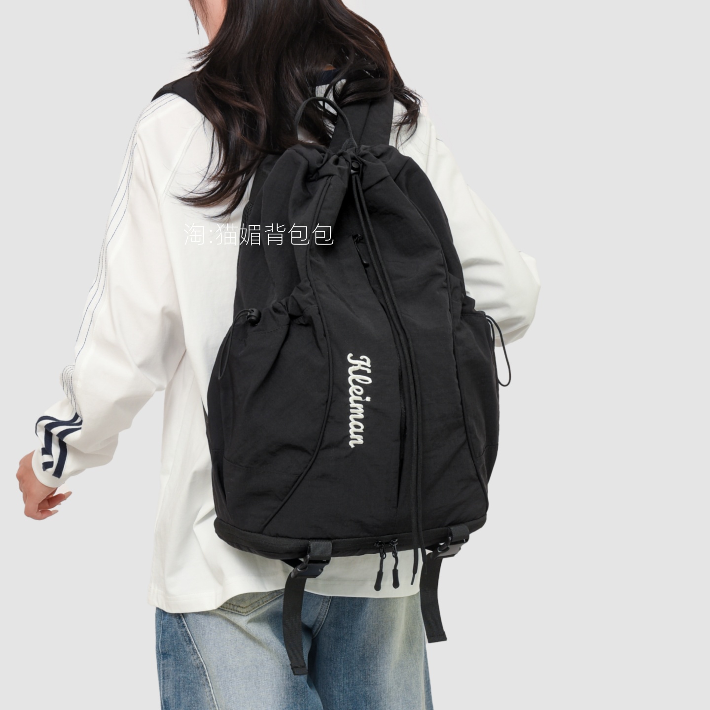 高中生书包男生初中生2025新款网球双肩包女高级感小众大容量背包