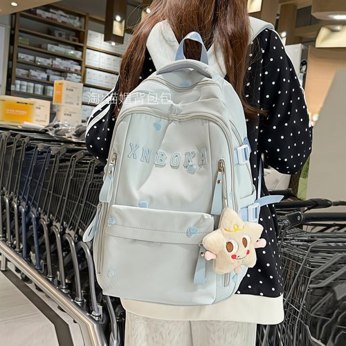 猫摩登雅高中生书包初中生女